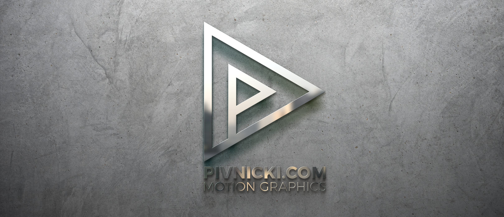 Logo metallic mockup 2